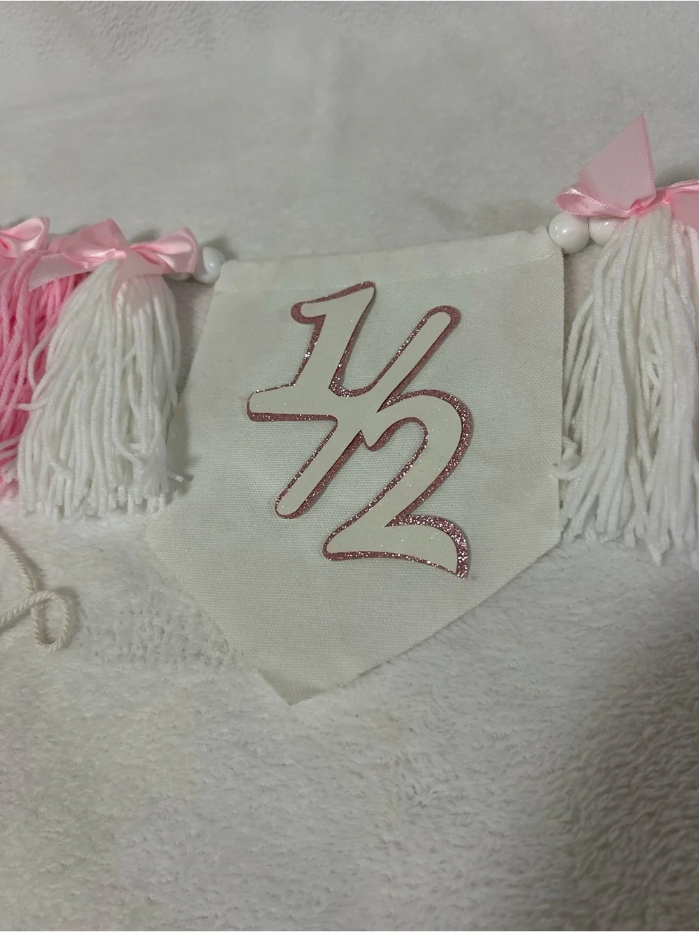 1/2 Birthday High Chair Banner and Crown
